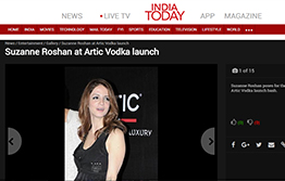 Suzanne Roshan at Artic® Vodka launch - Indiatoday.in