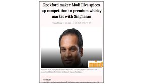 Rockford maker Modi Illva spices up competition in premium whisky market with Singhasan